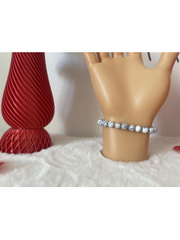 🔮 Bracelet Pierre Howlite &...