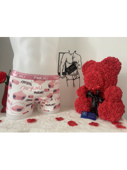 🌸 Boxer PINKJRU - Modèle...