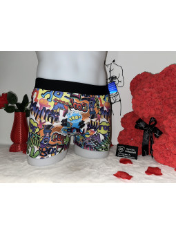 🩲 Boxer Homme Graffiti Pop...